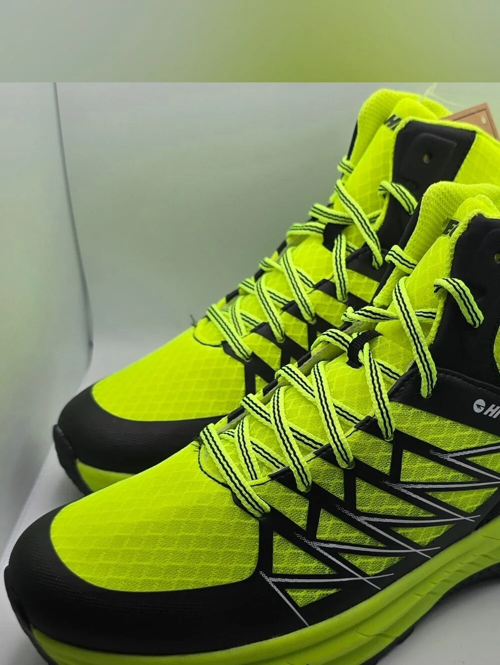 Hi-Tec Neon Yellow and Black Trail Boots